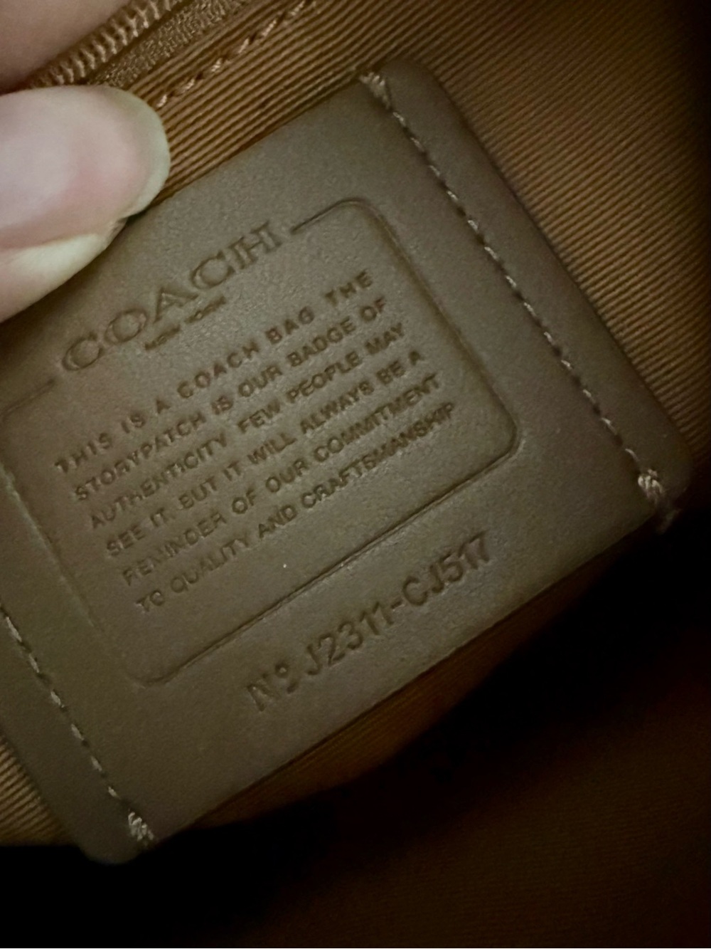 Coach Teri Hobo Pebbled Leather Shoulder Bag in Taupe - Picture 4 of 6
